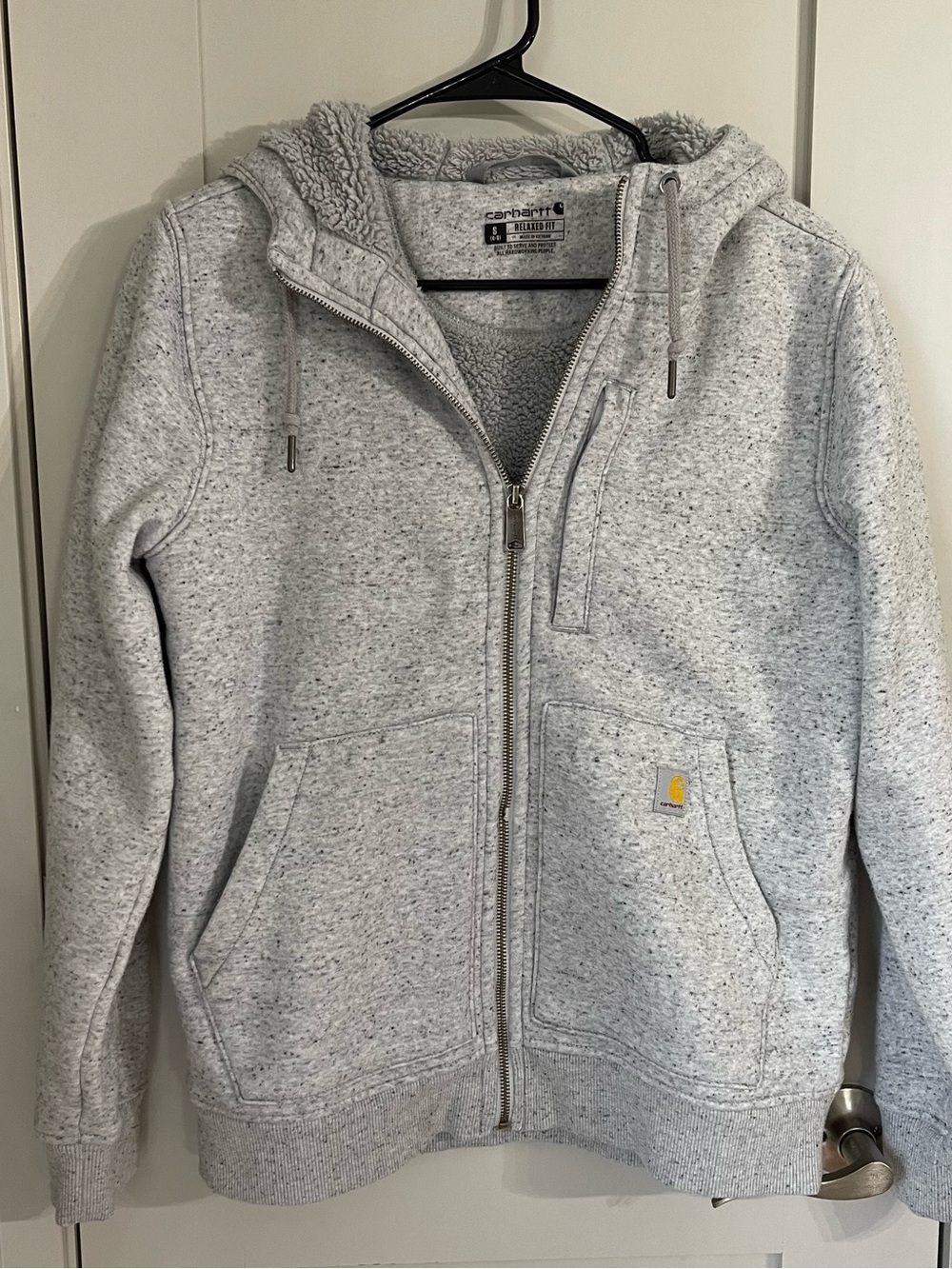 Carhartt Relaxed Fit Midweight Sherpa-Lined FullZip Sweatshirt Clarksburg Small